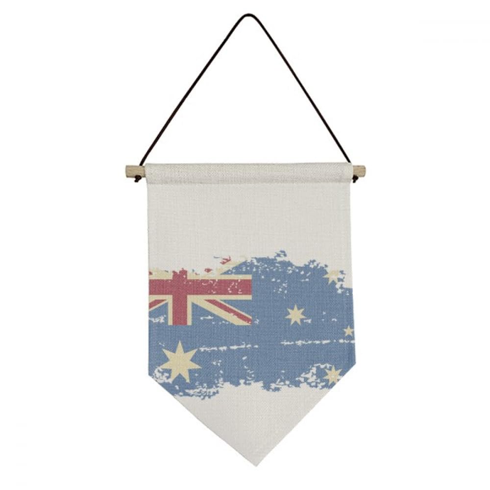 Drapeau de l'Australie vintage en toile pour créer un coin bureau évasion - 4