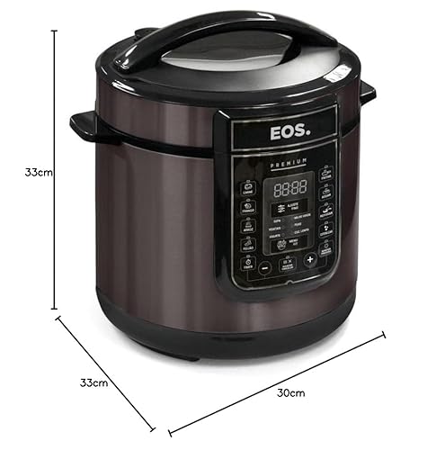 Panela de Pressão Elétrica 6 Litros EOS Multicooker Digital Titanium EPP60DT 110V - Imagem 9