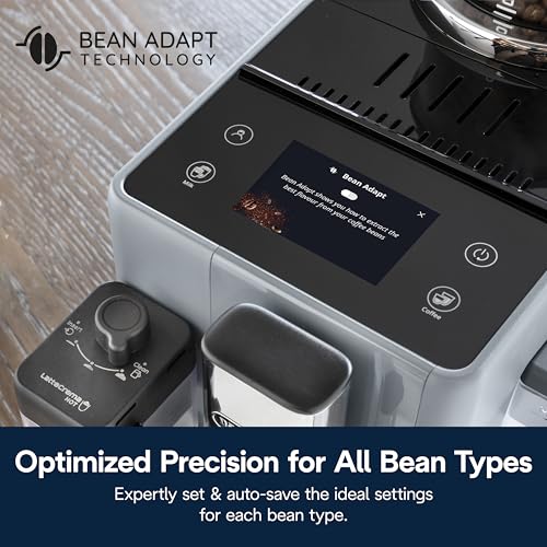 De'Longhi Rivelia Automatic Espresso Machine, Milk Frother, Pebble Gray - image 9