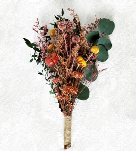 Ramo de Flores Secas Calabaza Natural miniatura 6