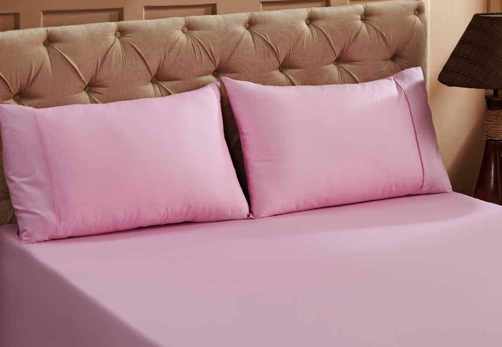 Daksh Solid 300 TC 100% Cotton 2 Piece Pillow Cover, 20" x 36", Pink (B07VW9MHNZ) Amazon Price History, Amazon Price Tracker