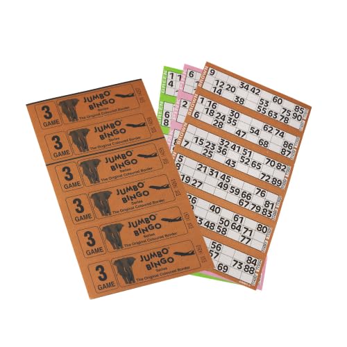 Jumbo Bingo 1500 Tickets 3 PAGE Books 6 TO VIEW JUMBO BINGO BOOKS 6 TV