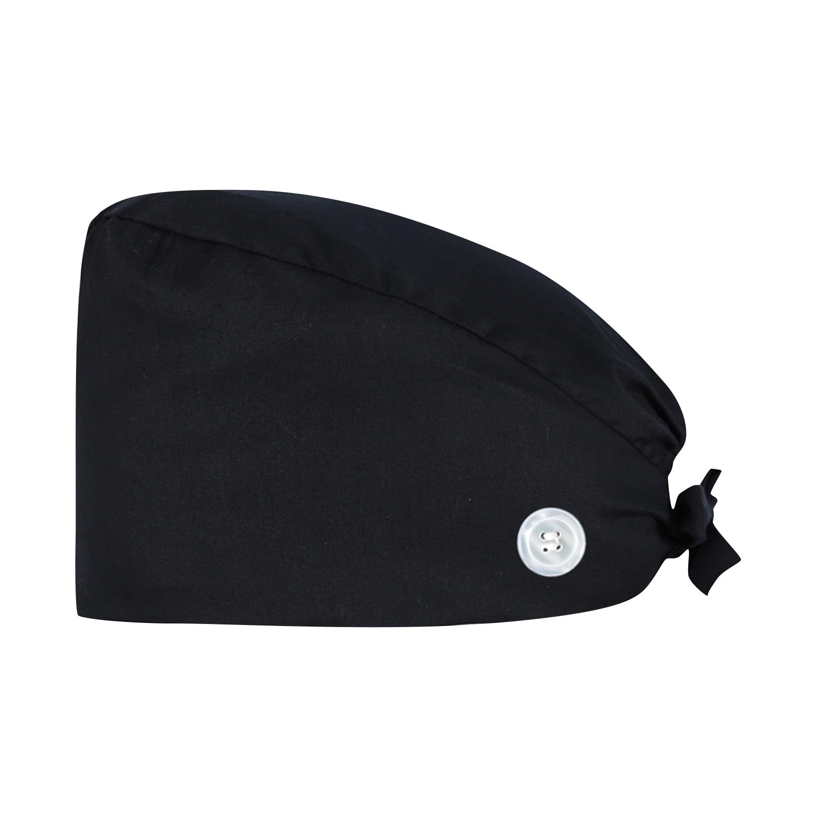 Xyyyhtl Women's Color1 Scrub Cap Scrub Cap With Ponytail Surgical Scrub Caps For Scrub Hats For Nurses Elastic Bouffant Scrub Caps With Buttons Satin Lined Bouffant Scrub Hats Scrub
