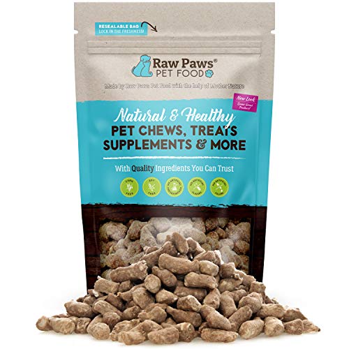 Raw Paws Pet Chicken Freeze Dried Cat Treats & Dog Treats, 4-oz - Made in USA Raw Freeze Dried Dog Treats - Free-Run, Grain, Gluten, Wheat & Antibiotic-Free Chicken Cat Treats - All Natural Pet Snacks