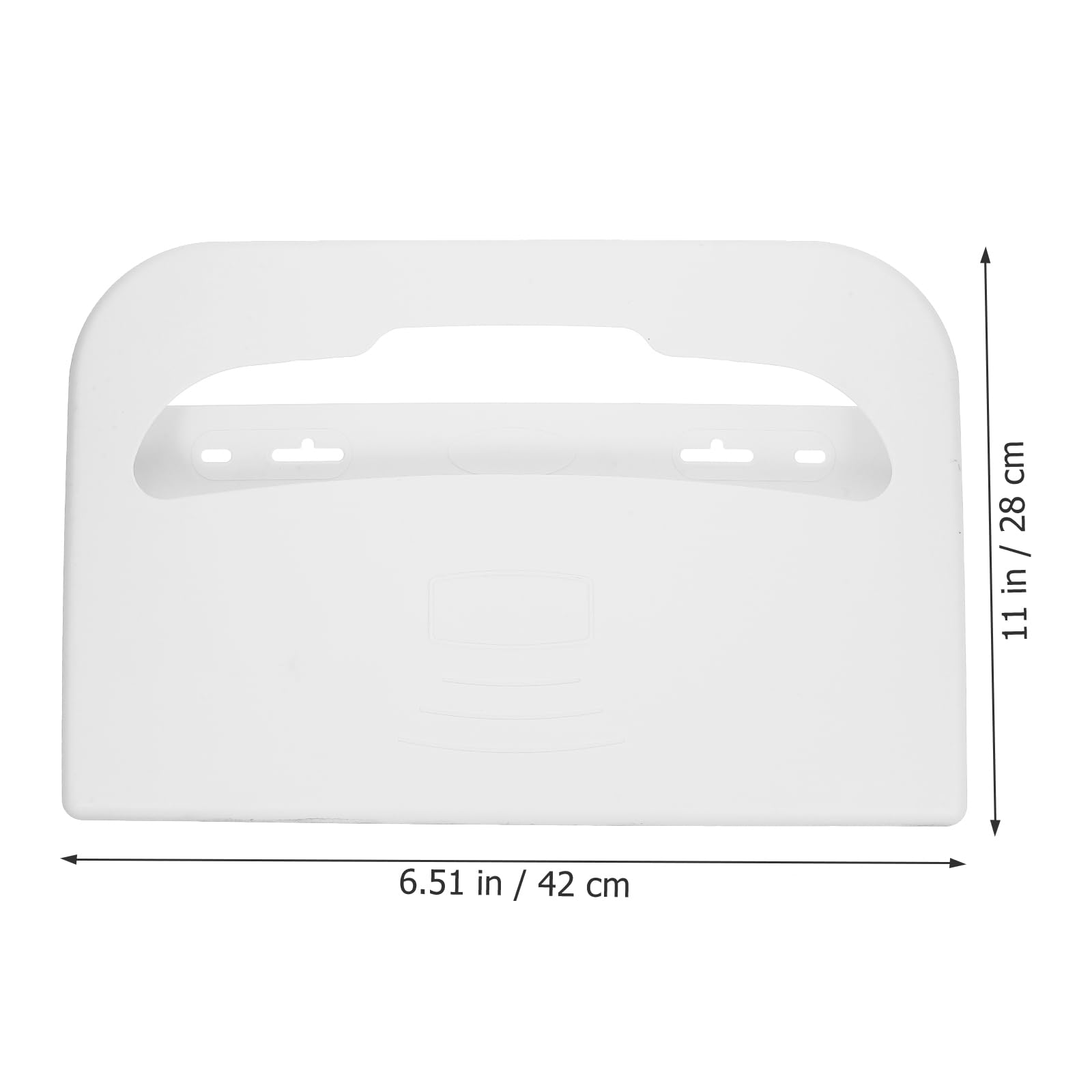 Cabilock Toilet Seat Cover Dispenser Wall Mounted,Half Fold Toilet Seat Cover Dispenser Plastic Toilet Seat Paper Storage Holder Container for Office, Restaurants, Hospitals and Schools