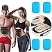 UYGHHK 50 Pcs/25 Pack Gel Pads for Abs Stimulator Ab Trainer Replacement Gel Sheet for EMS AB Stimulator Gel Pads for All Abdominal Belts Muscle Trainer ABS Toner (Large 50)