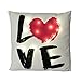 Kanguru 1173 Love Coussin avec LED Polyester Blanc 39x39x13 cm