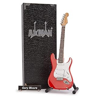 Gary Moore Replica Miniature Guitar - Les Beatles, Paul McCartney, John Lennon, RIngo Starr, George Harrison
