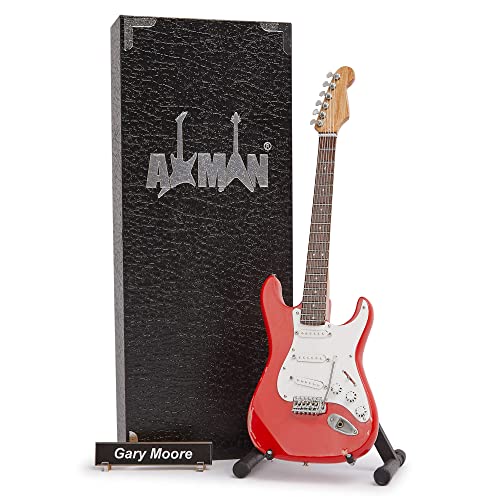 Gary Moore Replica Miniature Guitar - Les Beatles, Paul McCartney, John Lennon, RIngo Starr, George Harrison Gary Moore Replica Miniature Guitar