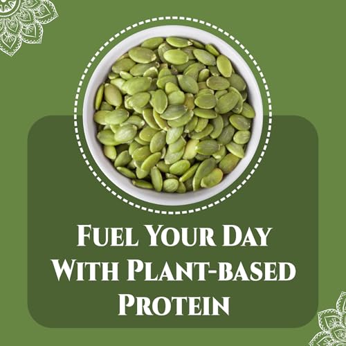 Image of BRALCON Organic Pumpkin Seeds - 100g | Raw Unroasted Pumpkin Seeds for Eating | Protein and Fiber Rich Superfood | Rich in Omega-3 fatty acids