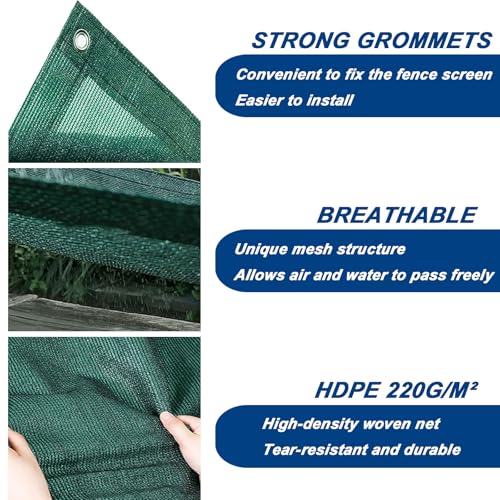 Cache vue pour jardin terrain et grand balcon coloris vert - 3