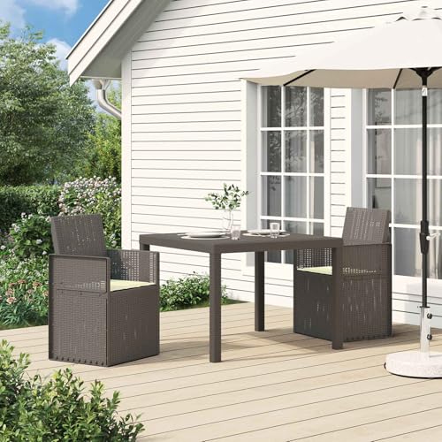 YunCangg Sillas de comedor de jardín de polipropileno resistentes a la intemperie, plegables con respaldo y reposabrazos para terraza, balcón, jardín, versátiles, apilables y robustas, para uso en