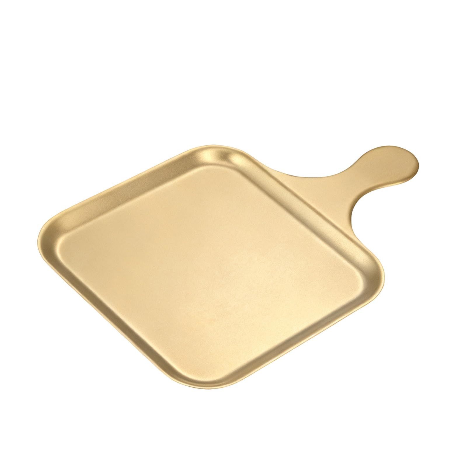 Stainless Steel Square Round Serving Tray for BBQ Steak Snacks Dishwasher Safe Rustproof Outdoor Camping Square Appetizer Platter