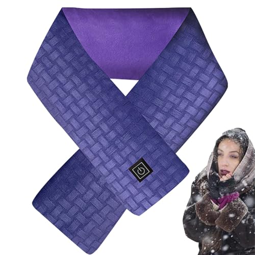 Lenço aquecido, lenço aquecido para mulheres - Lenço aquecido masculino recarregável | Envoltório de