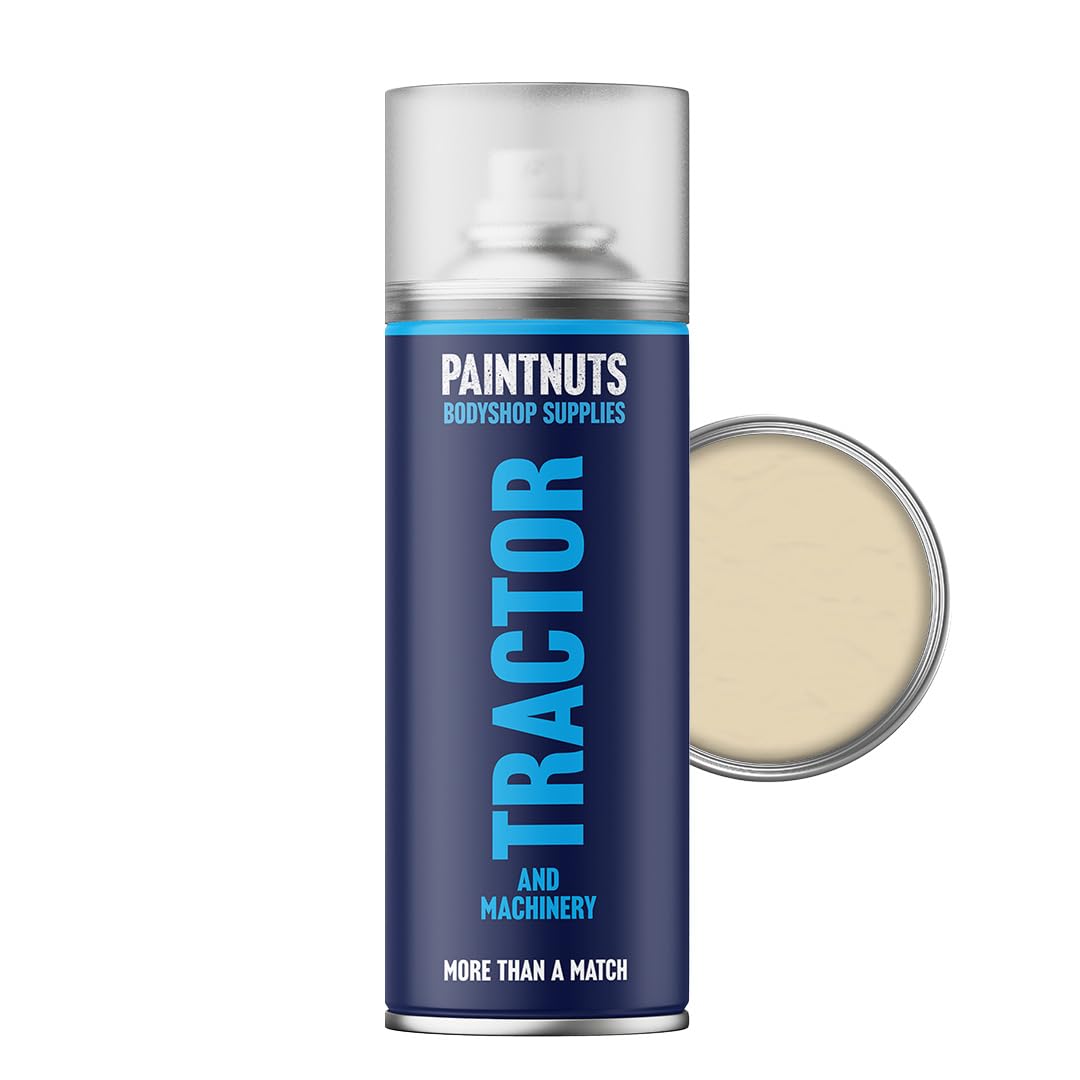 Paintnuts Krone Cream Tractor & Machinery Paint Suitable For (Lm0216) - 400Ml Aerosol