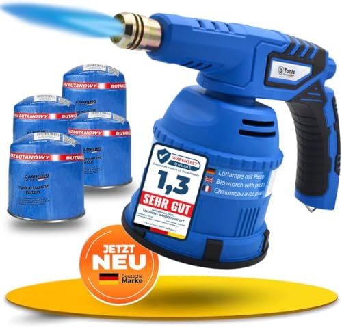 MAGNUM ® Gasbrenner mit Kartusche– Küchenbrenner max. 1300°C...