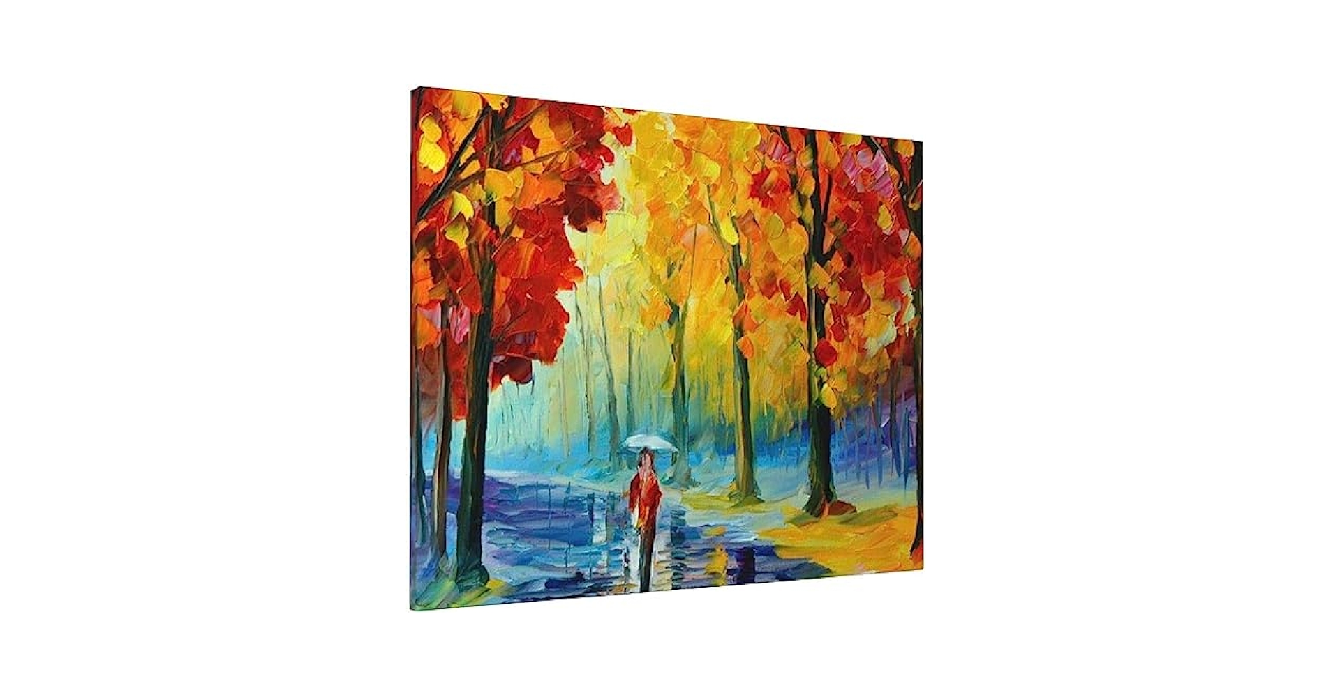 Amazon.co.jp: 絵画 インテリア おしゃれ 油絵秋背景 アート