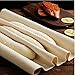 Produktbild BUZIFU Backtuch Leinen Professionelles Gärtuch Bäckerleinen Bäckerleinen Teigtuch Natürliche Baumwolle Leinen Fermentationstuch Leinentuch Backen für Brot Backen Baguette Brotteig Küche 90 x 60 cm