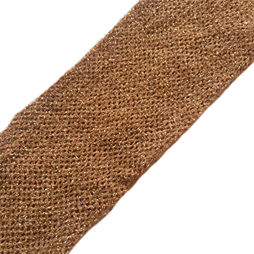 Image of Skintone Carnival Stockings | Gold Glitter Fishnet Tights for Caribbean Women