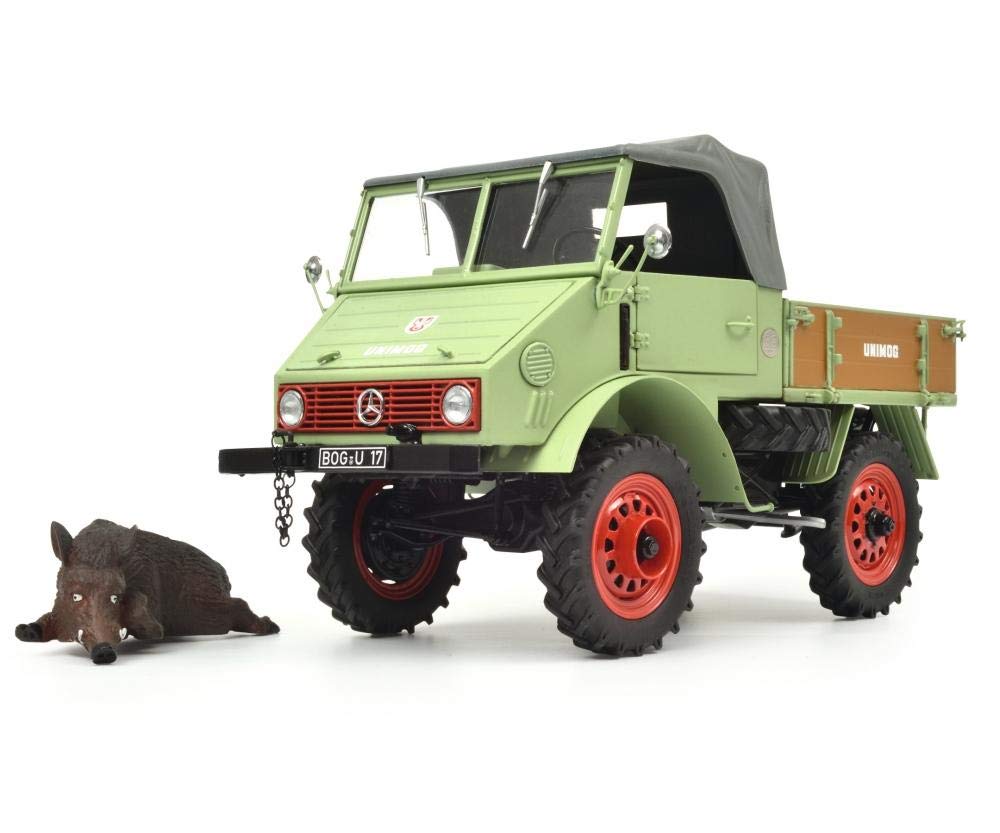 Simba Dickie 450014700 Unimog 401 with Boar 1: 18