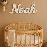 Personalized Baby Name Sign - Custom Wooden Nursery Decor for Boys, 6'-33', 1/2' Thick, Made in USA