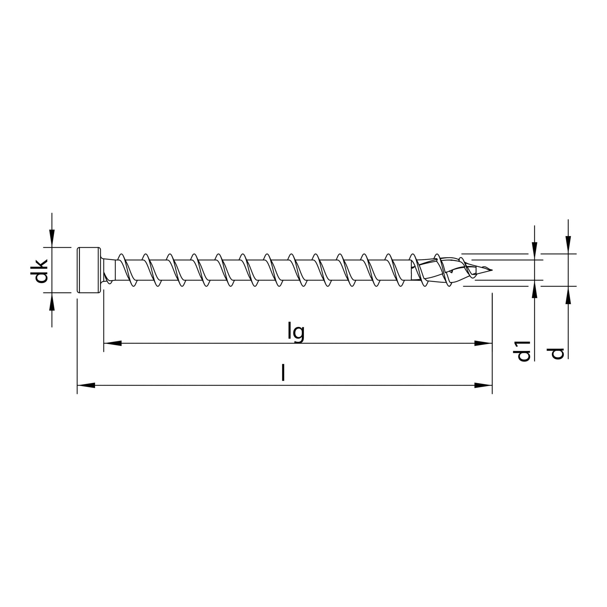 HECO-TOPIX-plus 8,0 x 200, Zylinderkopf, T-Drive, VG, A3K 100 Stk