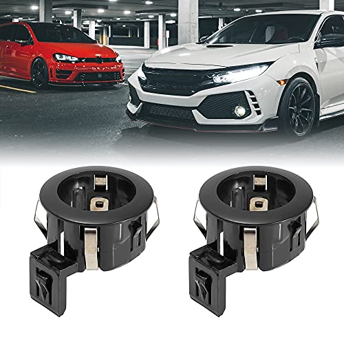 Image of X AUTOHAUX 2pcs 89348-34010 Car Bumper Parking Assist Sensor Retainer Holder for Toyota Tundra Black