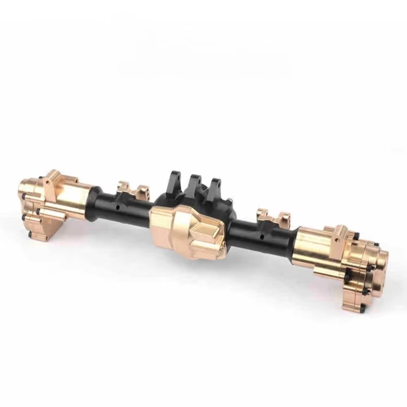 ASSE del Portale RC per 1/8 RC Crawler Car Upgrade Modifica Ricambi di Ricambio Accessori Set Assali con Albero Metallo(Black,Rear)