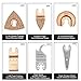 HEMUNC 118PC Oscillating Tool Blades, Oscillating Multitool Saw Blades Accessories Kit