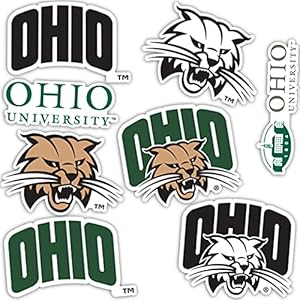 Ohio University Sticker Bobcats Stickers Vinyl Decals Laptop Water Bottle Car Scrapbook T2 (Type 2)
