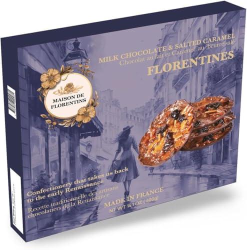Maison De Florentins Milk Chocolate & Salted Caramel 400g
