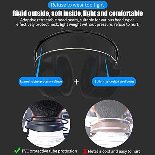 KESOTO Esports Gaming Headset PC Headphone 7.1 Surround Sound para PC Mac Laptop - Plugue USB