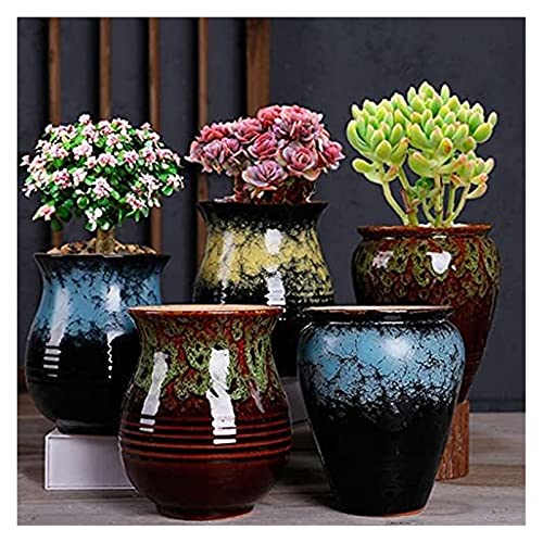 Pot de fleurs de style chinois pour végétaliser un petit espace de bureau