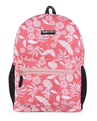 Image of amazon basics Durable Lightweight 2 Compartment 15 L Backpack (Multicolour Print) | Comfortable & Stylish Design | Organized Storage with Multiple Compartments | Ideal for School, College & Travel