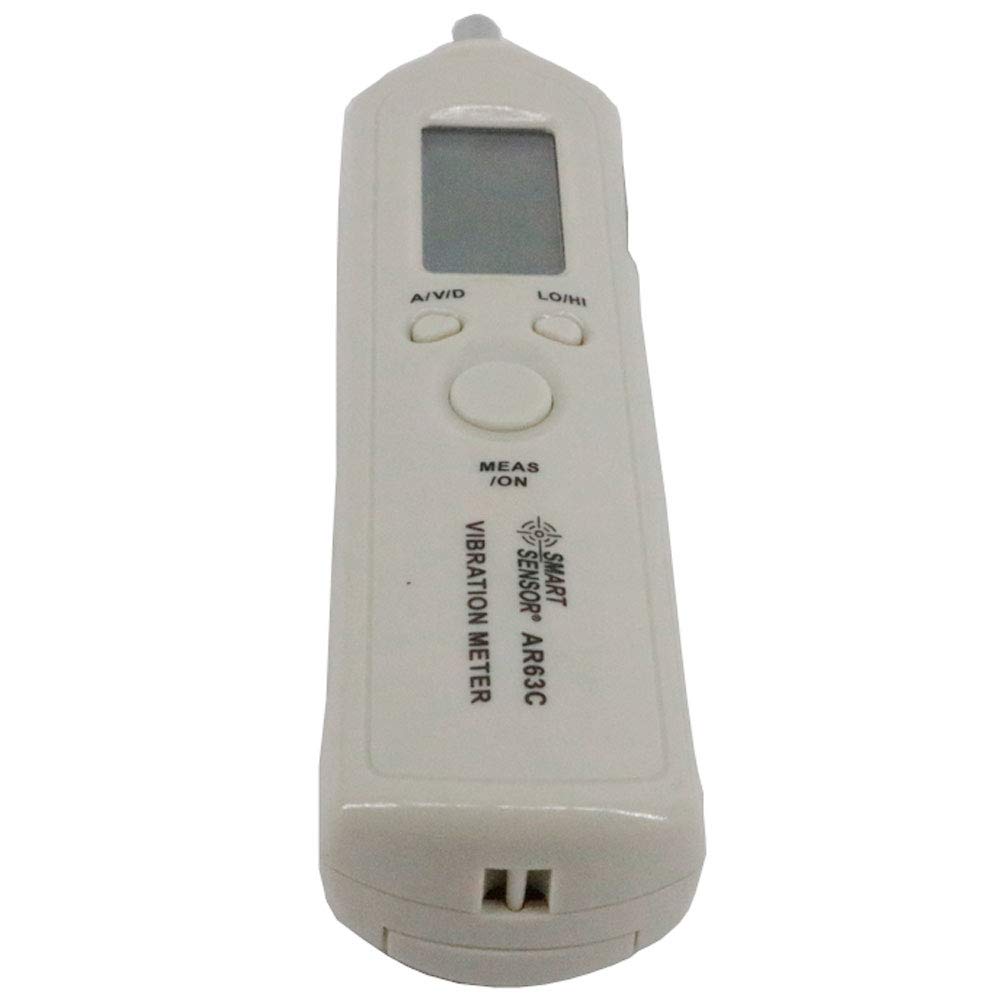 AR63C cyfrowy długopis typ miernik wibracji tester miernik analizator przyspieszenie 0,1 ~ 199,9 m/s2 prędkość 0,1 ~ 199,9 m/s