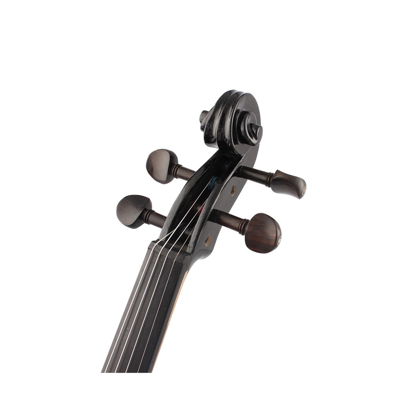 BABYCE Adulti Violino Violino Elettrico Professionale 4/4 Violino Strumento A Corde Violino Nero con Custodia per Accessori Cavo per Cuffie
