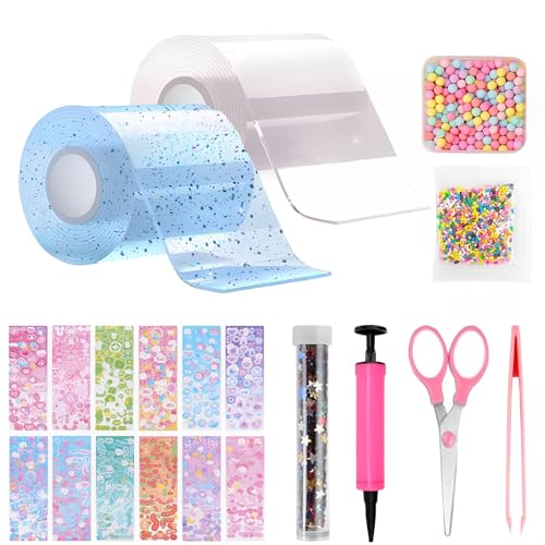 TFSZE Kit de 20 pièces à Bulles Nano Tape pour Enfants, Bandes adhésives Super élastiques,Magic...