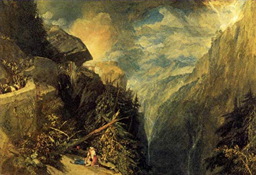 Tableau Turner paysage de montagne pour sublimer votre décoration