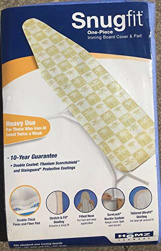 J&J Home fashion Heavy Use Ironing Board Cover and pad