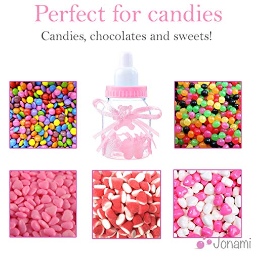 Babyfeest Meisje Decoratie Snoepjes Doos 18 Fles Roze Decoratie Nieuw Geboren, Babyshower, Babyborrel Gastgeschenken… - Image 5