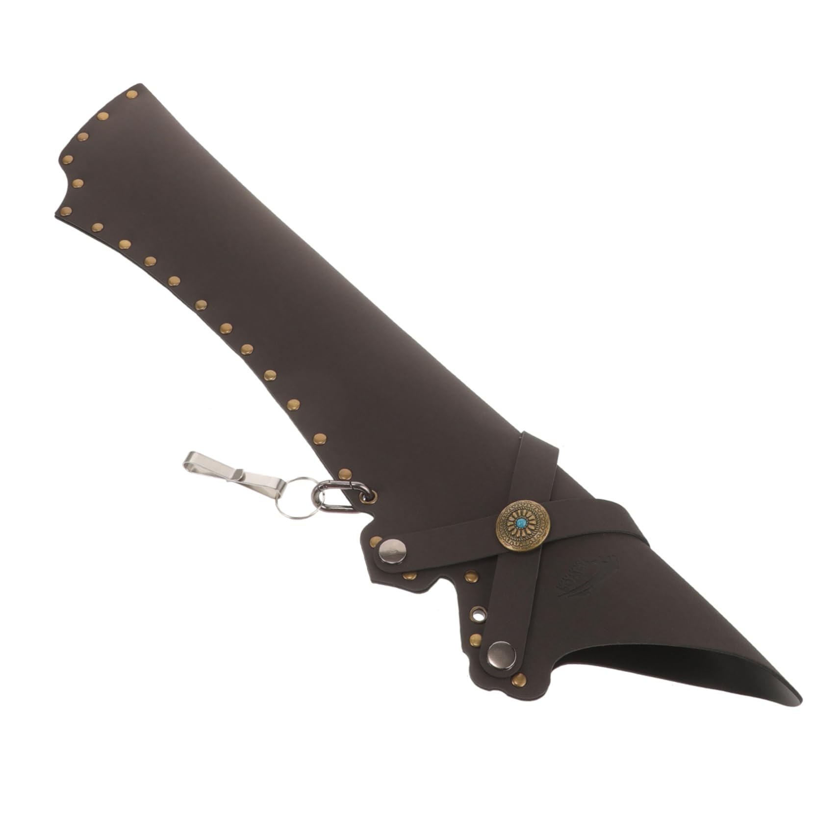 CORHAD PU Leather Arrow Storage Bag Durable Portable for Training Arrow Holder for Traditional and Compound for Outdoor Shooting