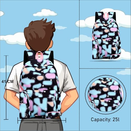 Image of Tinytot 30 Litre Japanese Korean Style School Bag Water-Resistant Laptop & Travel Backpack - Unisex Large 18 Inches Multipurpose Student Backpack for Boys & Girls, Men & Women