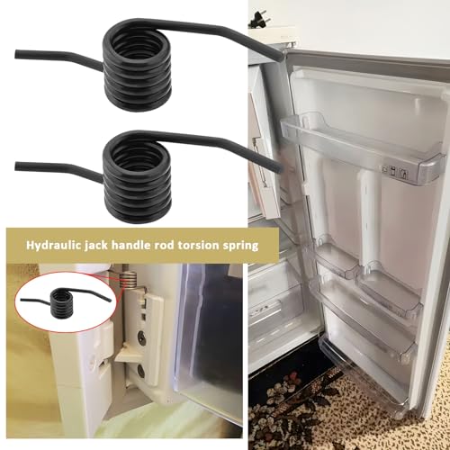 The Lord of the Tools 2 Stück Hydraulikheber Jandle Feder Drehmomentfeder Wagenheber Zubehör Passend für 3-4 Tonnen Hydraulikheber und Horizontalheber Schwarz 100 X 25 Mm