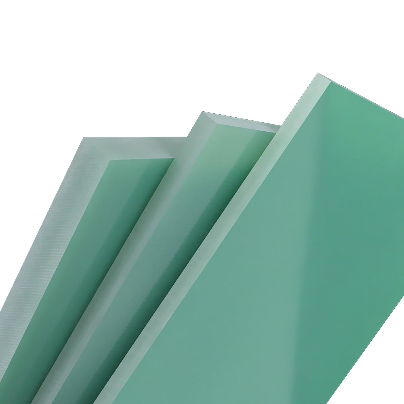 CXGBQSJ Fiberglass Board FR4 200x200mm Epoxy Laminate Plate Wear Resistant Electrical Insulation Sheet for Engineering Machinery Manufacturing and Fabrication,10mm