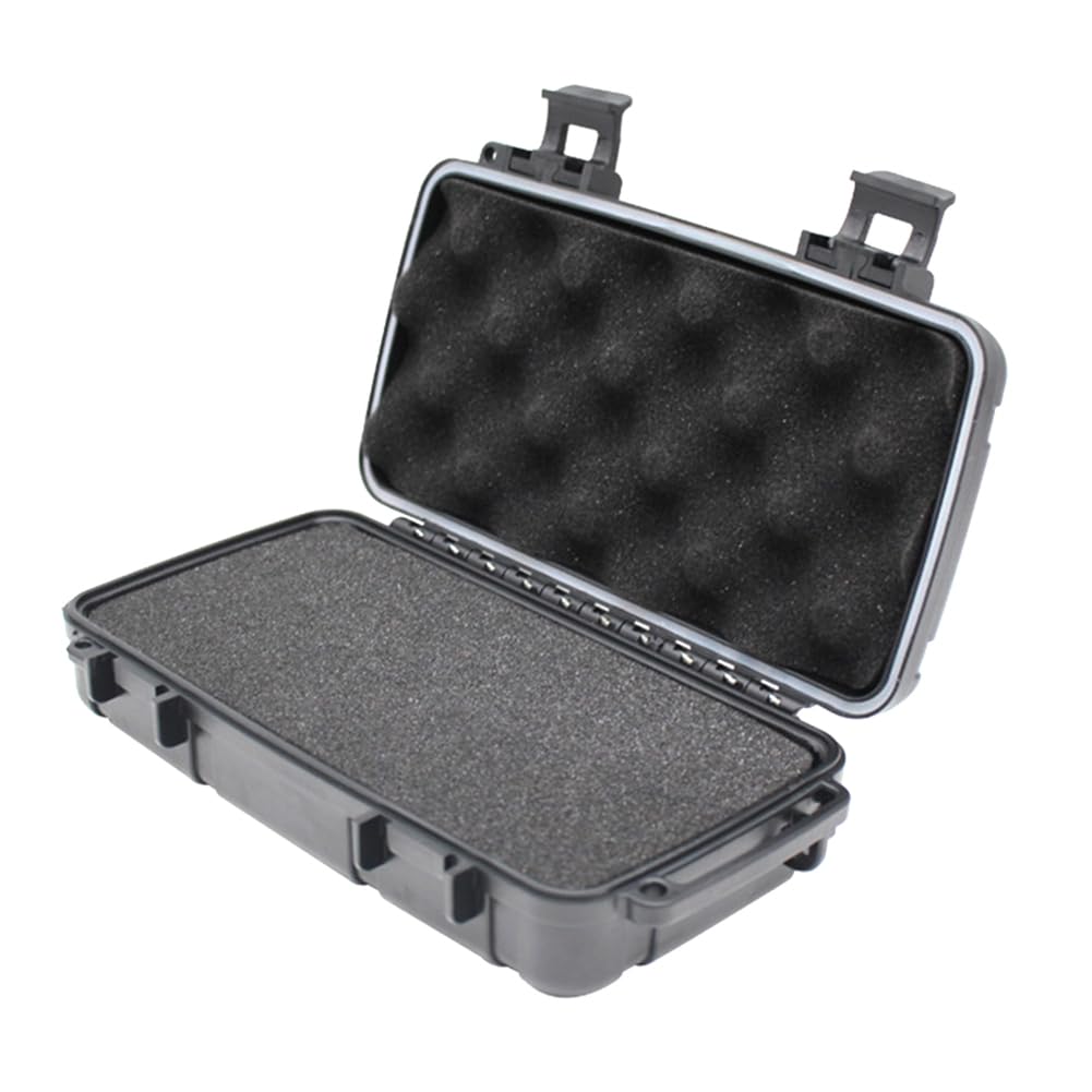 Sirxlevcy Waterproof Hard Carry Case Bag Tool Case with Pre-Cut Sponge Storage Box Protector Organizer Hardware Toolbox