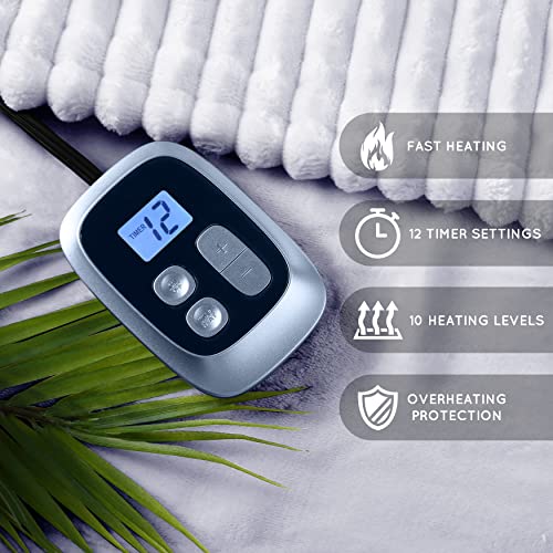Snapklik.com : Electric Heated Blanket 72x84 Full Size