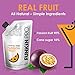 Funkin Puree Twin Pack Bundle | Passion Fruit and Blueberry | Real Fresh Fruit for Cocktails, Drinks, Smoothies, Cooking | No Added Preservatives or Flavorings (2.2 lbs)