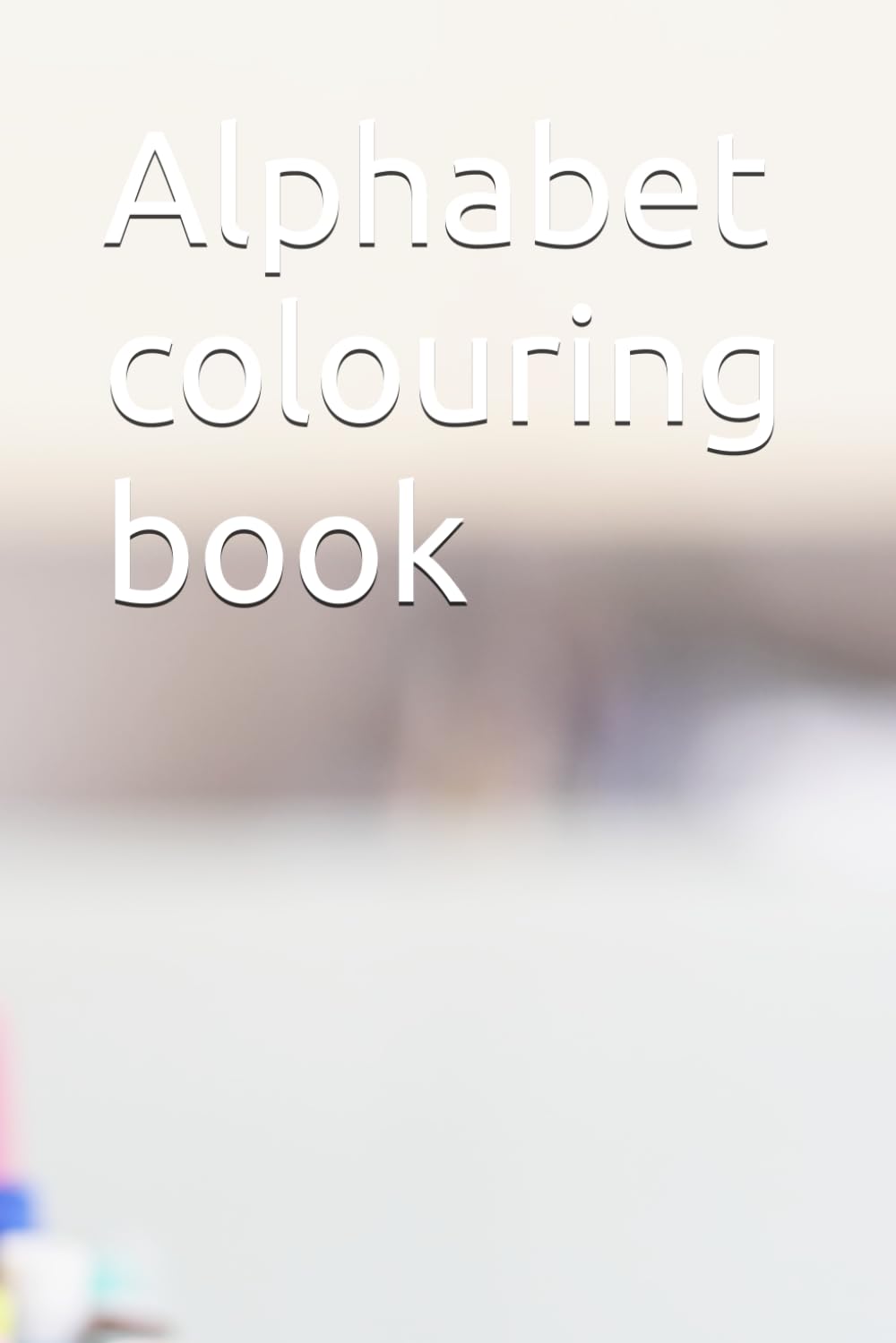 Alphabet colouring book