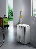De'Longhi Tasciugo AriaDry - High Capacity Dehumidifier for Home, Absorbs Moisture 30L/Day, Clothes Dryer, Anti-Mold, Drain Pump 5m, Low Noise Level, Digital Buttons, Timer, White (DD230P) - 2