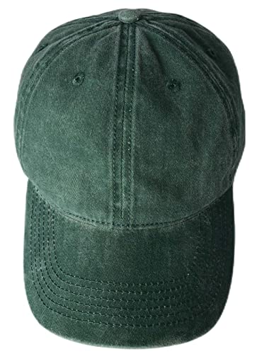 Image of TSSGBL Vintage Cotton Washed Baseball Cap S to XXL Unstructured Low Profile Adjustable Distressed Dad Hat for Men Women